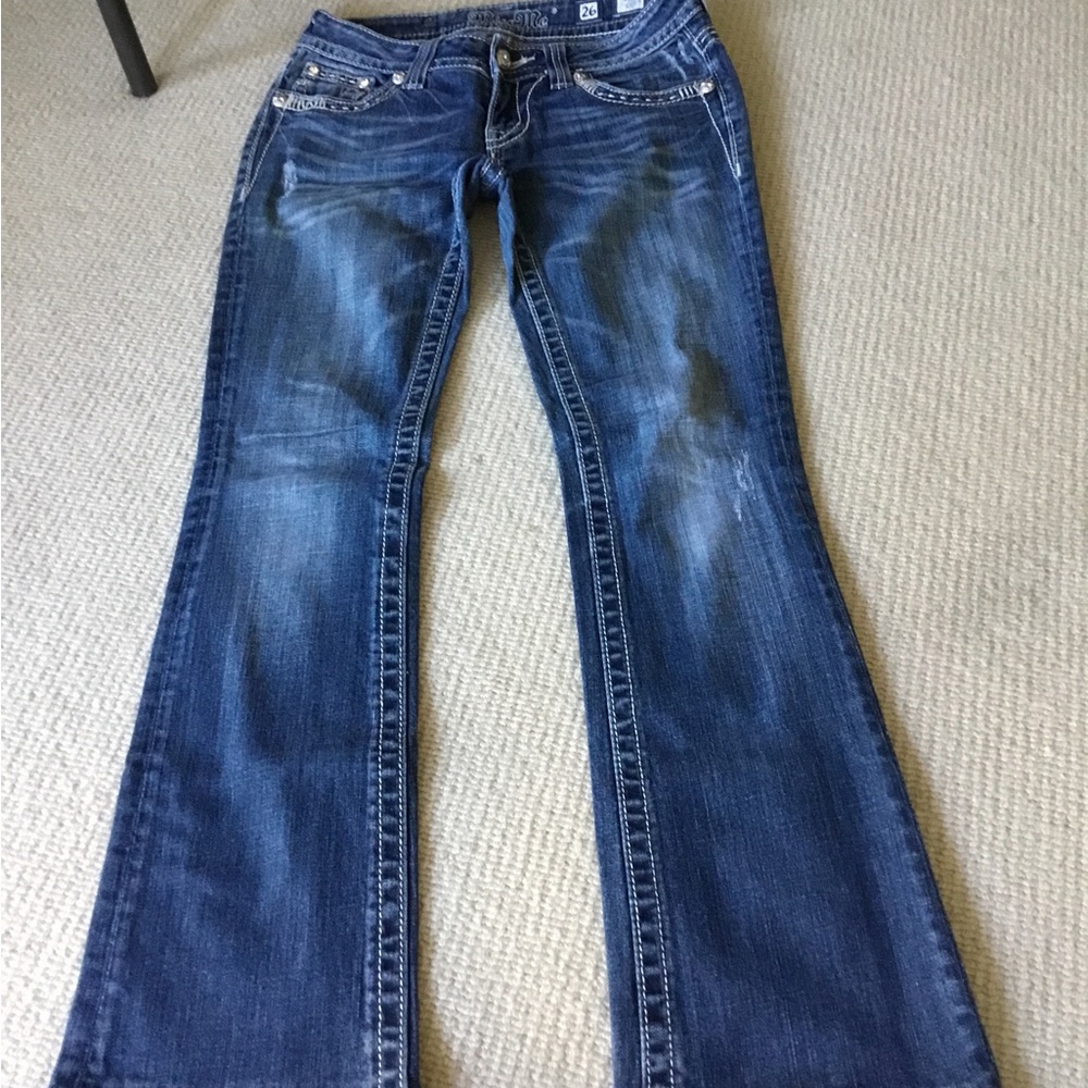 Miss Me boot cut Dark Blue Flare Jeans